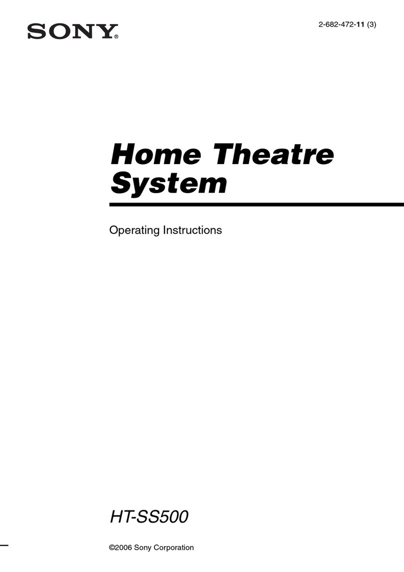 Sony HT-SS500 operating instructions