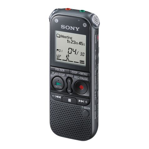 Sony ICD-AX412 operating instructions