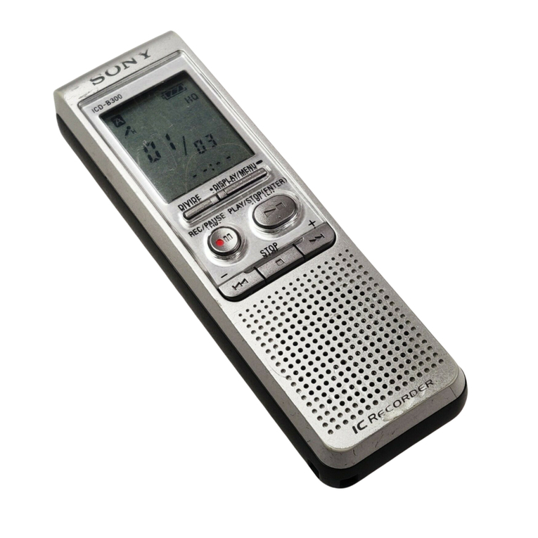 Sony ICD-B300 User manual