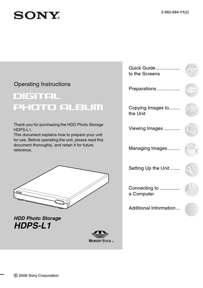 Sony HDPS-L1 User manual