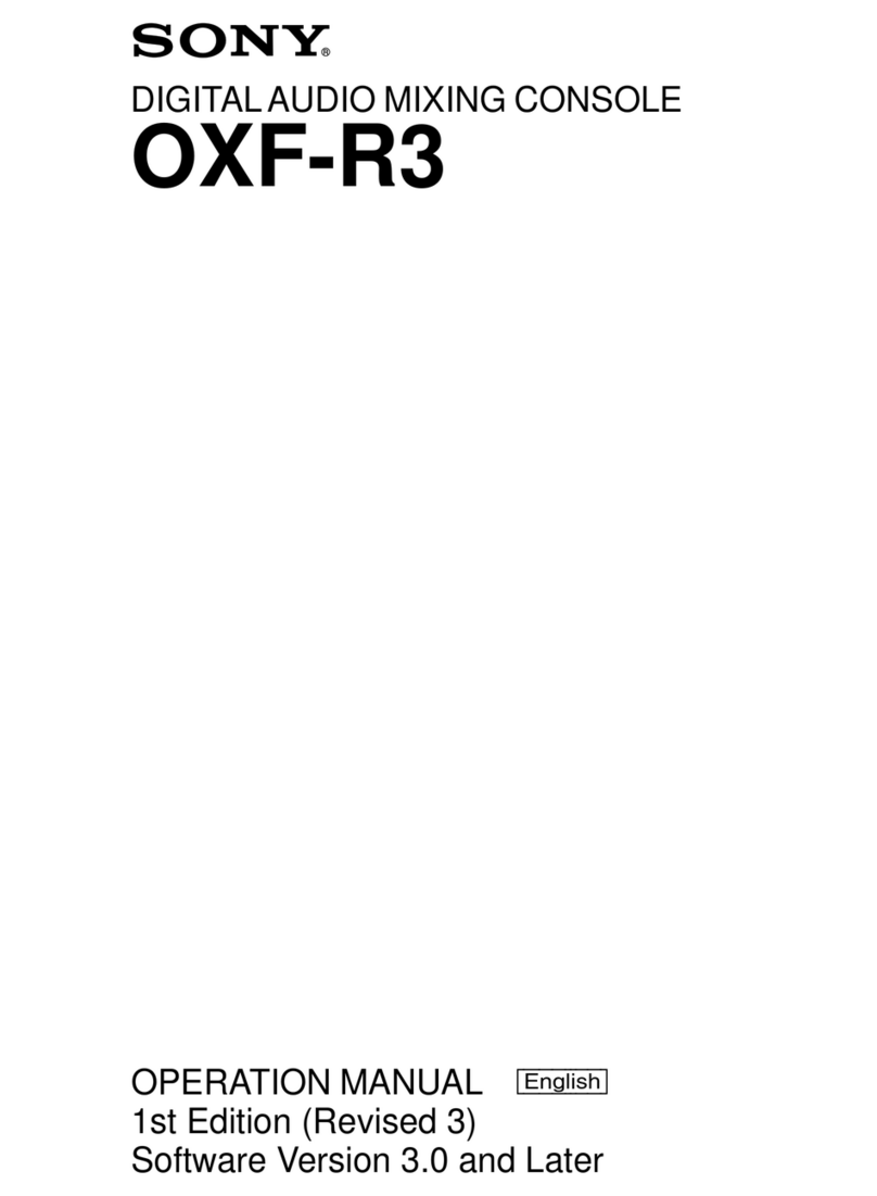 Sony OXF-R3 User manual