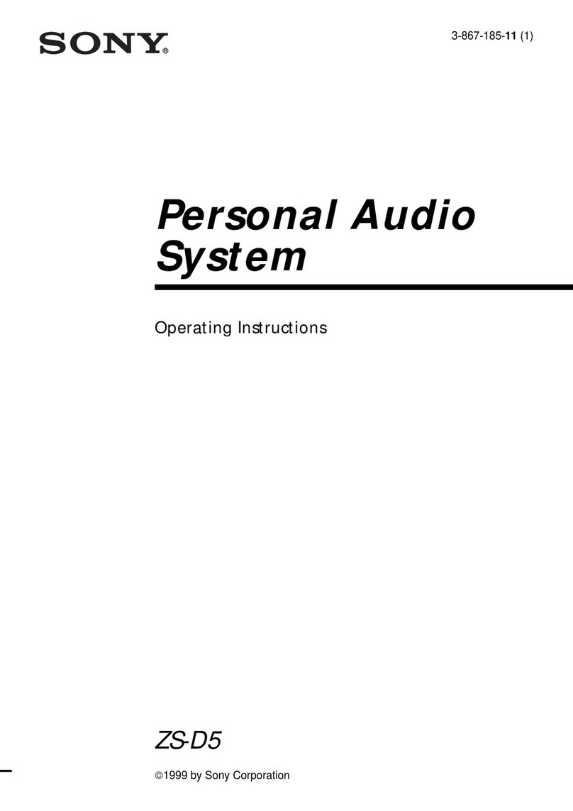 Sony ZS-D5 User manual