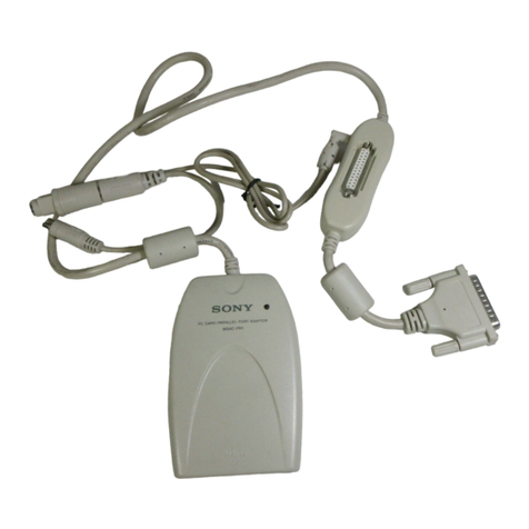 Sony MSAC-PR1 User manual