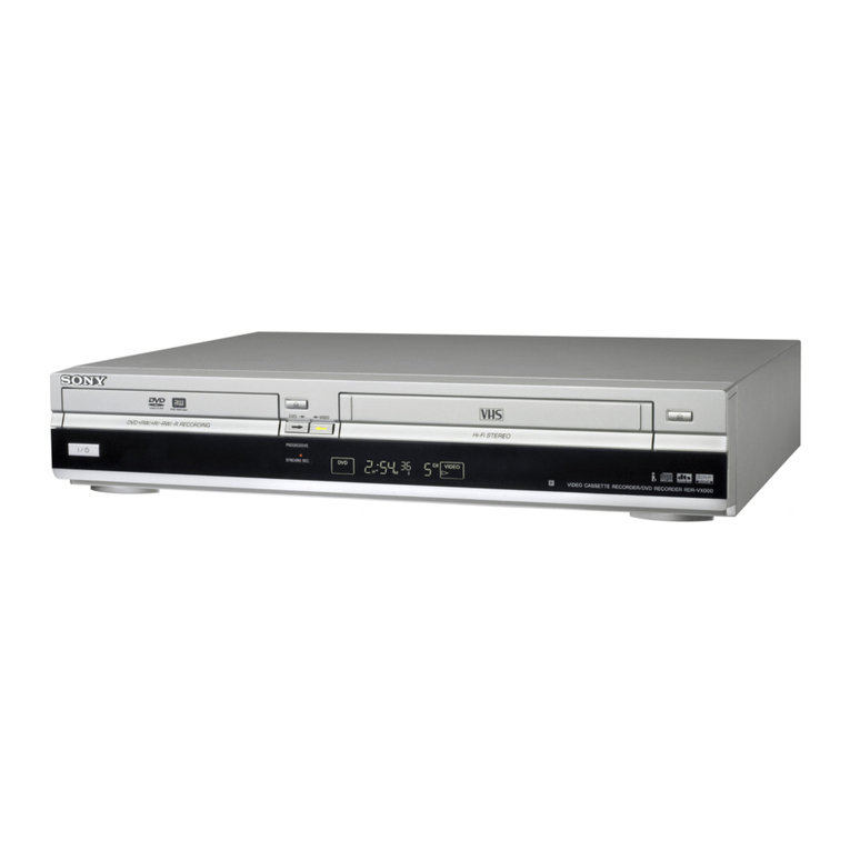 Sony RDR-VX530 operating instructions