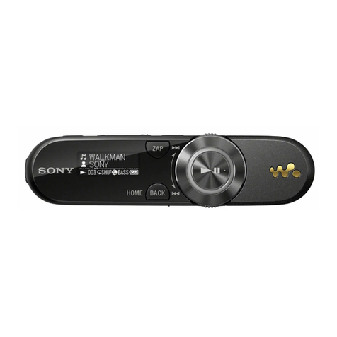 Sony Walkman 4-185-044-11(1) User manual Sony Walkman 4-185-044-11(1) User manual