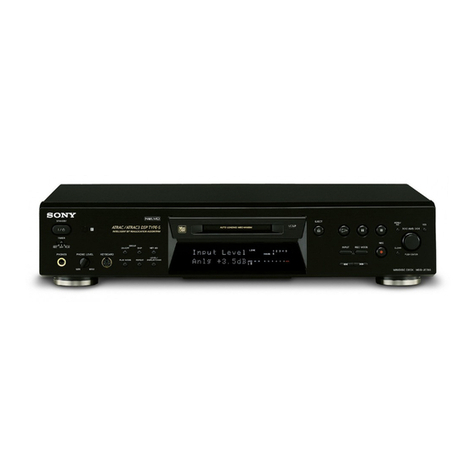 Sony MDS-JE780 User manual
