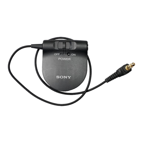 Sony ECM-T15 User manual