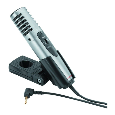 Sony ECMMS907 - Stereo Type Mic operating instructions