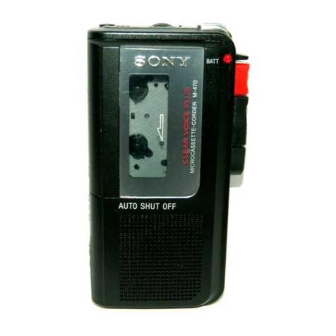 Sony M - 475 User manual