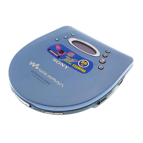 Sony Walkman D-EJ721 User manual