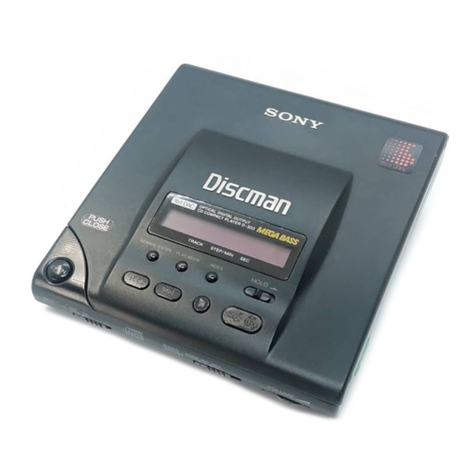 Sony D-303 User manual Sony D-303 User manual