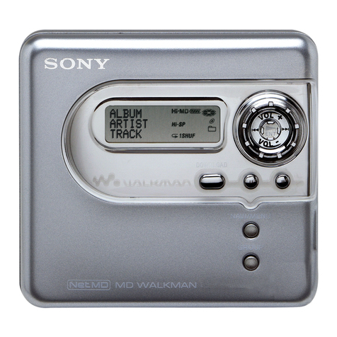 Sony MZ-NH600 User manual