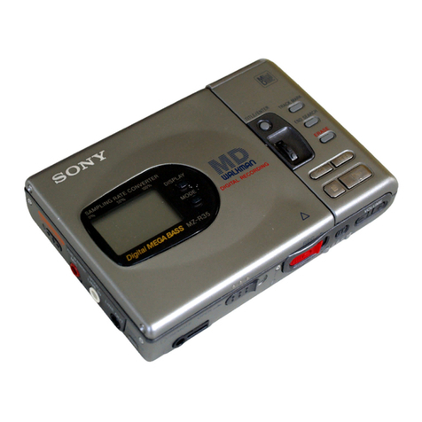 Sony MZ-R35 User manual