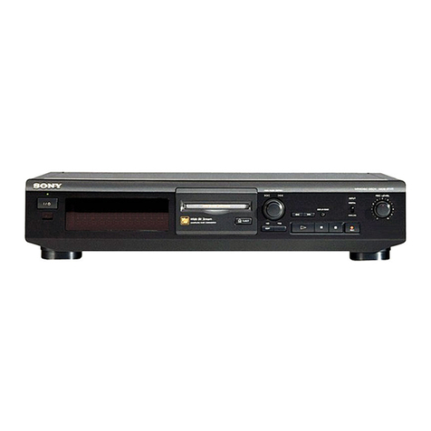 Sony MDSJE320 - MiniDisc Recorder Setup guide Sony MDSJE320 - MiniDisc Recorder Setup guide