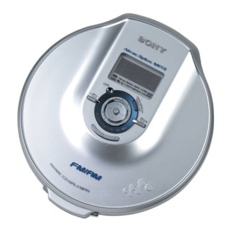 Sony D-NE710 - ATRAC3/MP3 CD Walkman Portable Disc... User manual