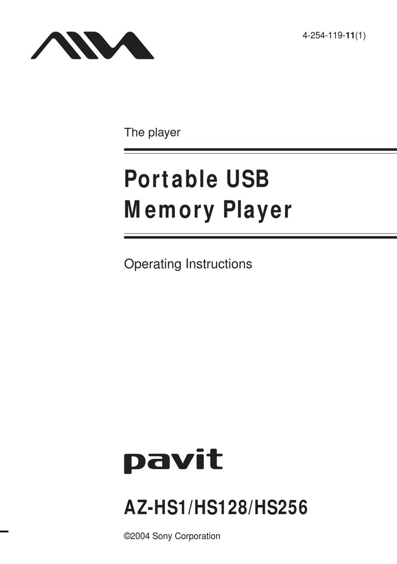 Sony AZ-HS1 operating instructions