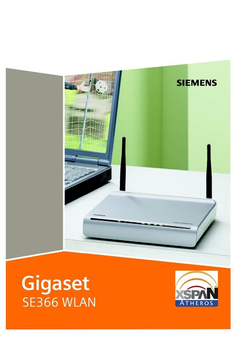 Gigaset SE366 user manual