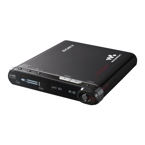 Sony Hi-MD WALKMAN MZ-RH1 Setup guide