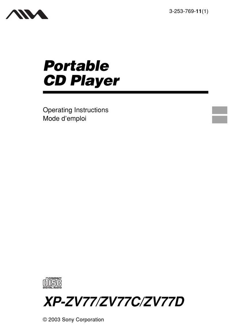 Sony XP-ZV77C User manual