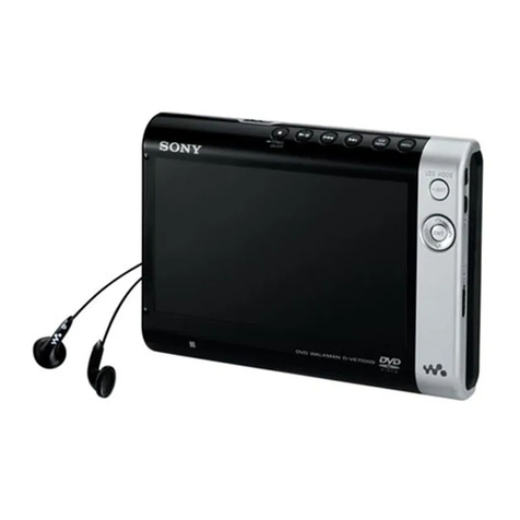 Sony DVE7000S - DVD Walkman User manual