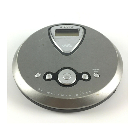 Sony Walkman D-NE270 User manual
