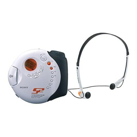 Sony Walkman D-FS601 User manual