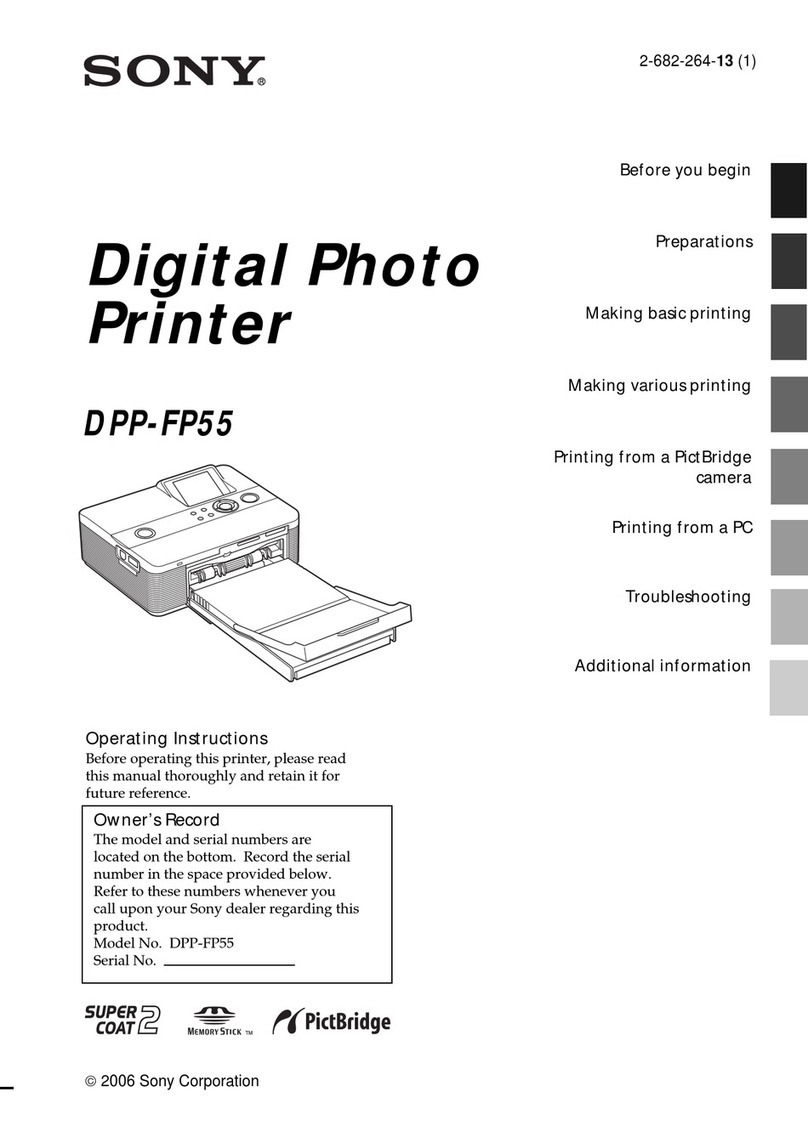 Sony DPP-FP55 User manual