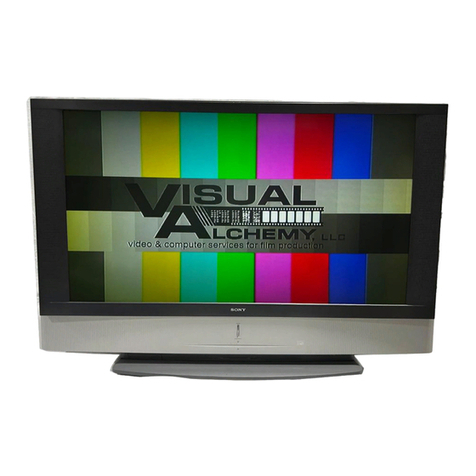 Sony GRAND WEGA KF 42WE610 operating instructions