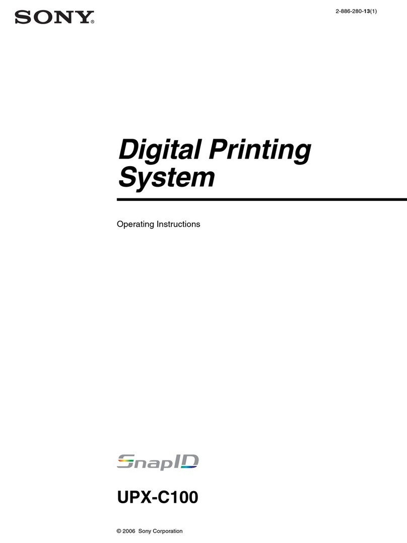 Sony UPX-C100 operating instructions