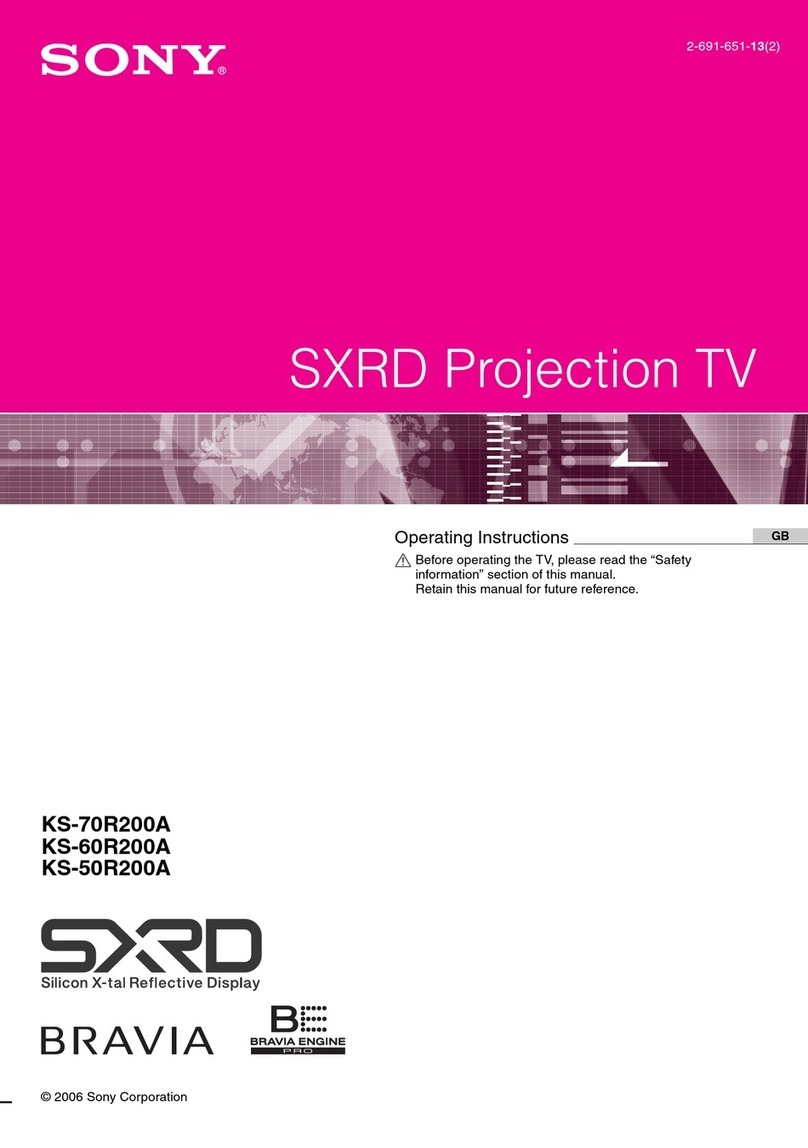 Sony BRAVIA 2-691-651-13(2) operating instructions