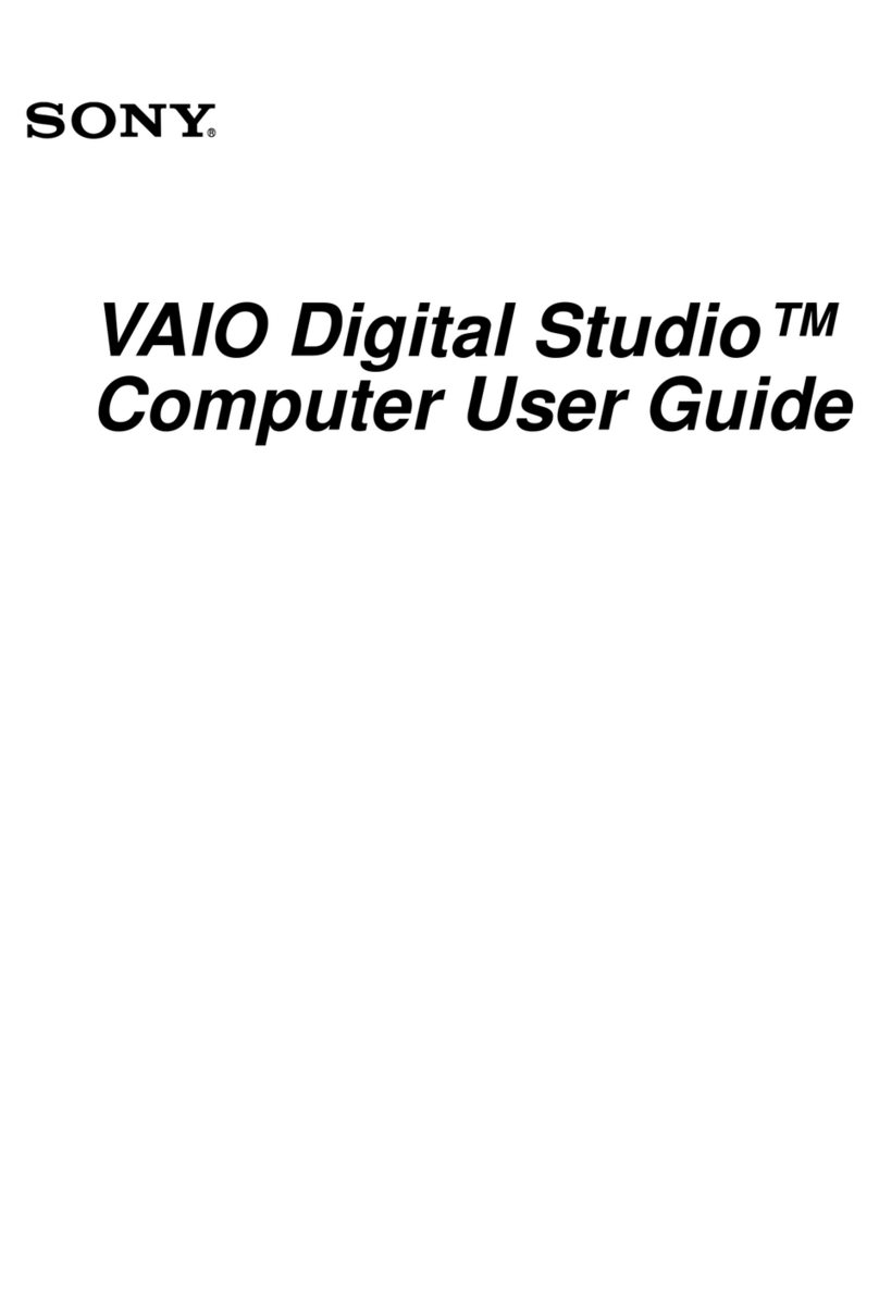 Sony VAIO Digital Studio VAIO Digital StudioTM User manual