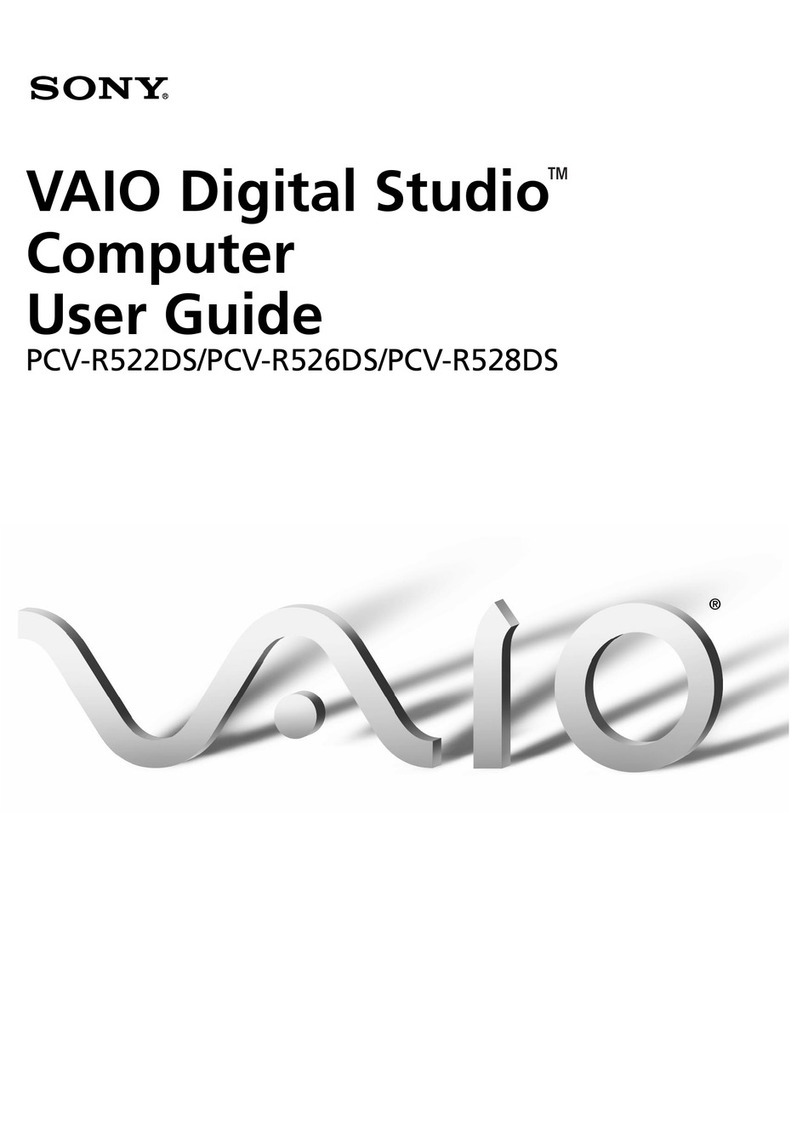 Sony Vaio Digital Studio PCV-R522DS user guide
