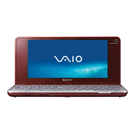 Sony VAIO VGN-P User manual