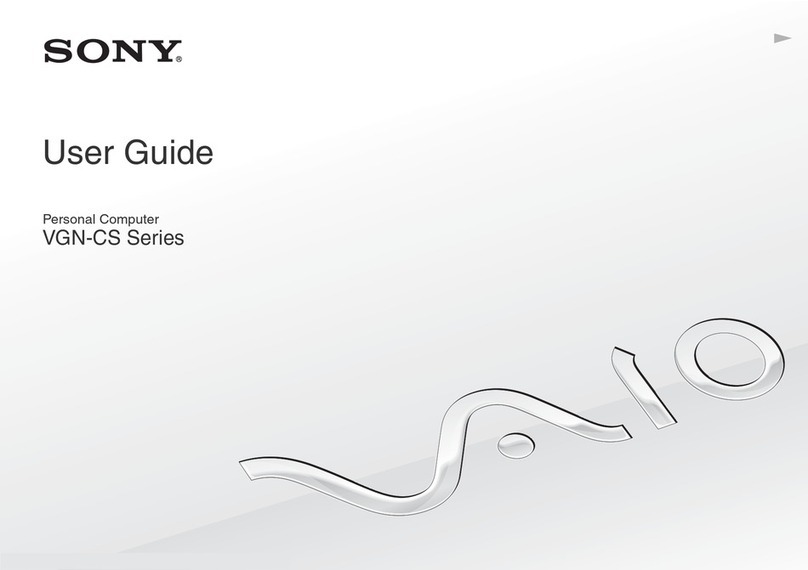 Sony VAIO VGN-CS User manual