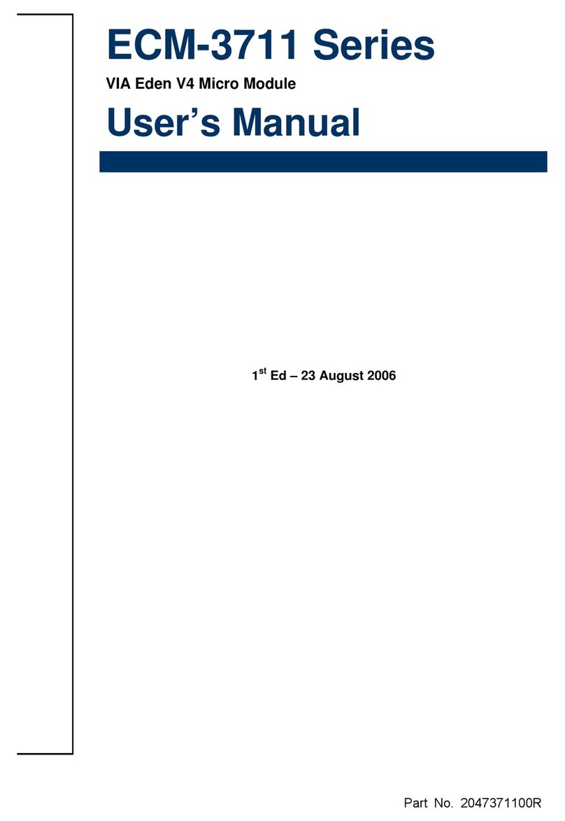 Evalue Technology ECM-3711 Series user manual