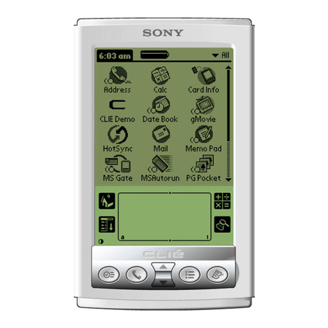 Sony PEG-S360 Add-on Application User manual