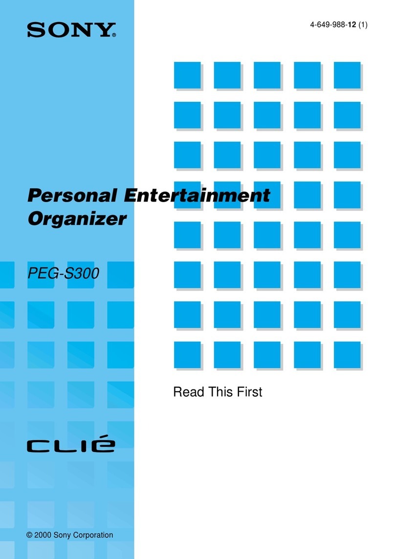 Sony PEG-S300 Read This First user manual