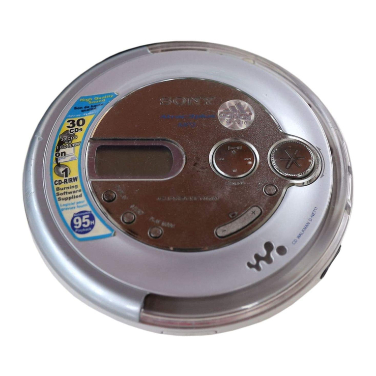 Sony Walkman D-NE711 User manual