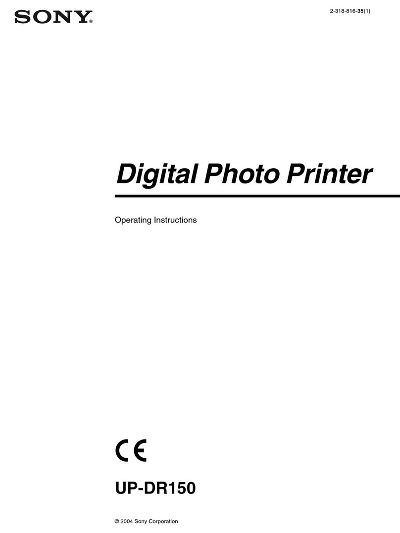 Sony UP-DR150 User manual