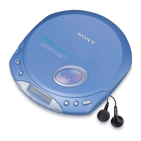 Sony D-E350 - PSYC CD Walkman operating instructions