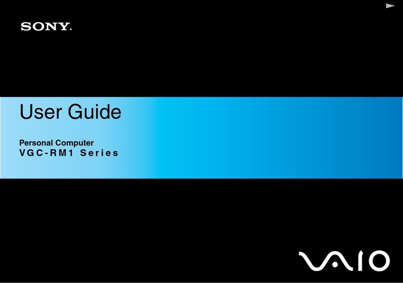 Sony VGC-RM1 user guide