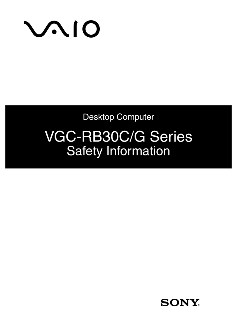Sony VGC-RB30C/G Original instructions