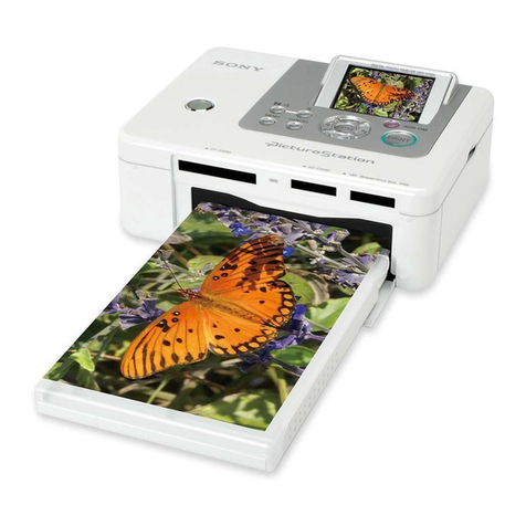 Sony DPP FP70 - Picture Station Photo Printer User manual
