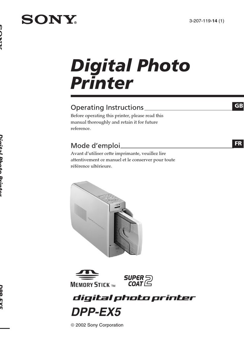 Sony DPP-EX5 User manual