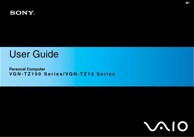 Sony VGN-TZ10 Series user guide