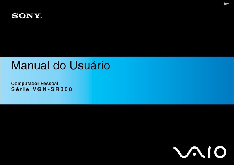 Sony VGN-SR300 Series user manual