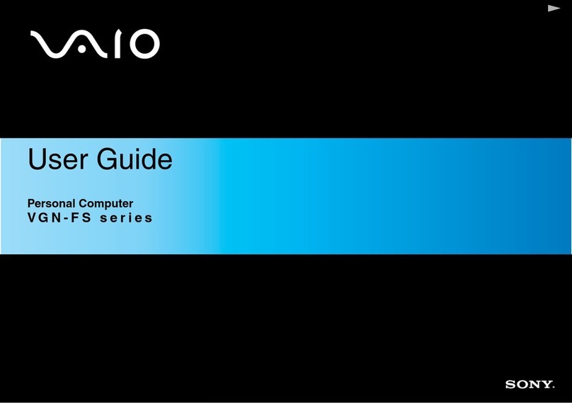 Sony VGN-FS Series User manual