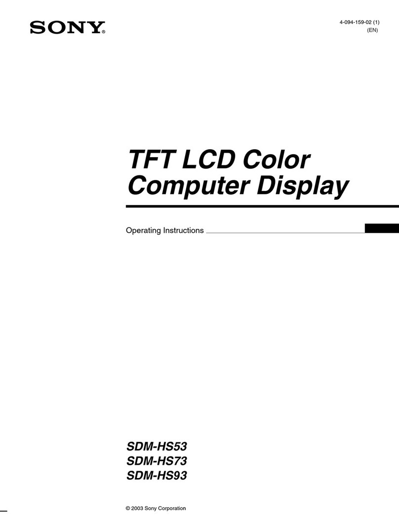 Sony SDM-HS53 User manual
