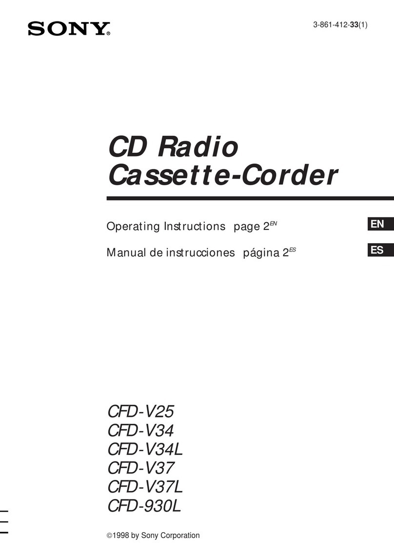 Sony CFD-930L User manual