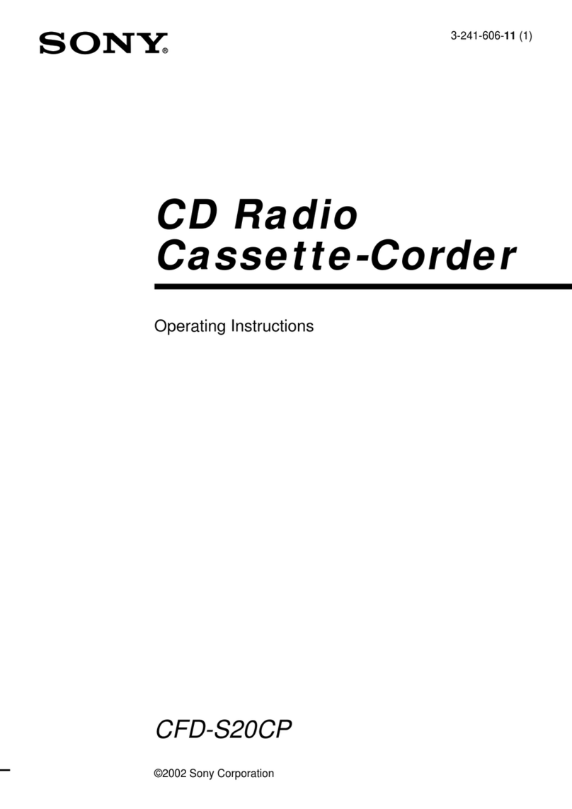 Sony cCFD-S20CP User manual
